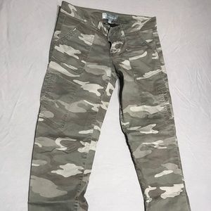 Army cargo ankle pants - skinny